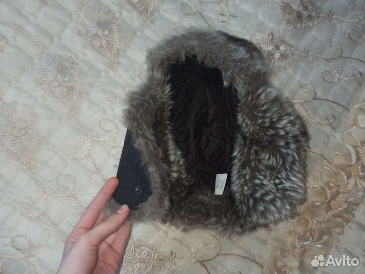 Шапка ушанка мужская