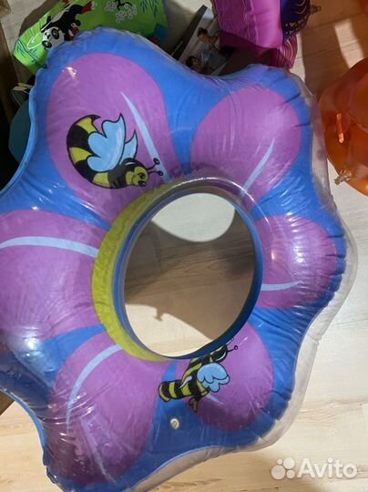 Надувной круг жилет нарукавники дельфин