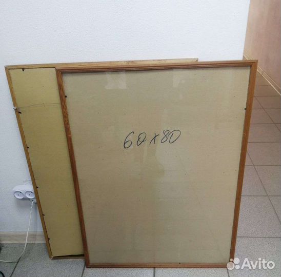 Рамки деревянные со стеклом,баннер