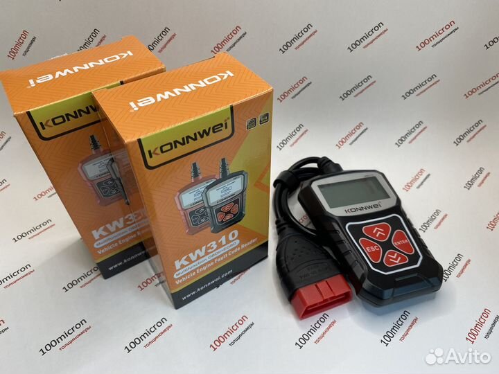 Диагностический сканер OBD II OBD2 Konnwei KW310