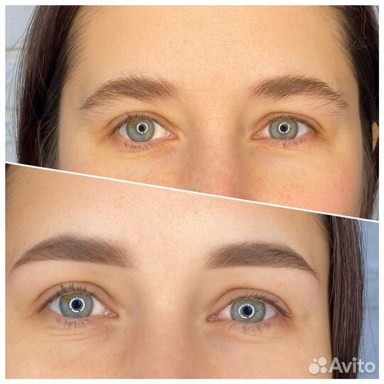 Перманентный макияж бровей губ