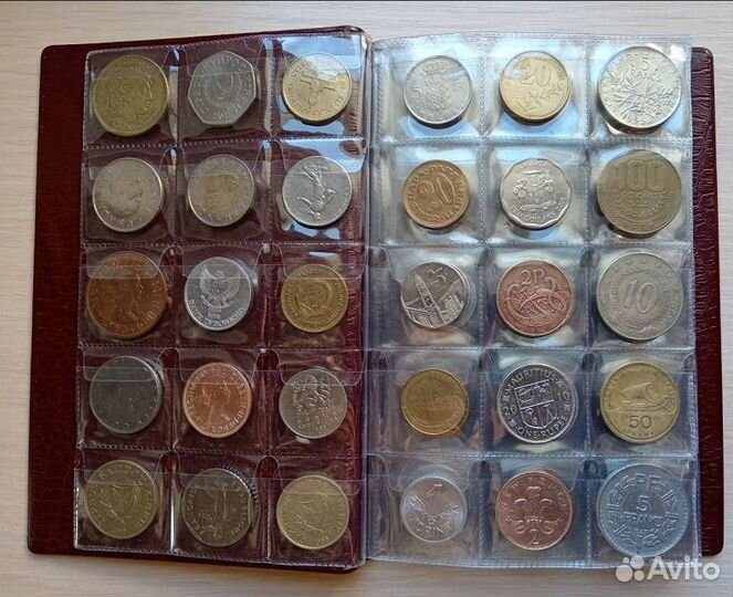 Отличная коллекция иностранных монет мира без повт