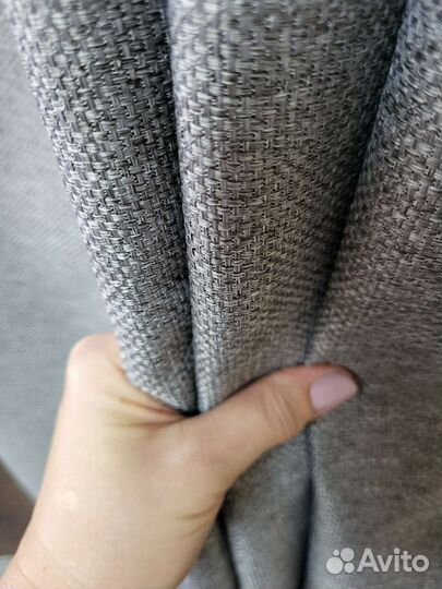 Шторы блэкаут рогожка 3/4 м на ленте