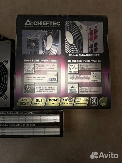 Блок питания chieftec 1000W (CFT-1000G-DF)