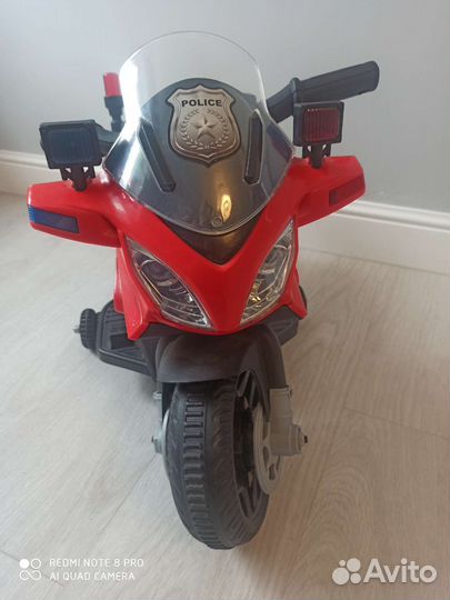 Детский электромотоцикл на аккумуляторе бу