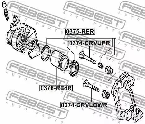 Поршень суппорта тормозного заднего honda CR-V RE3