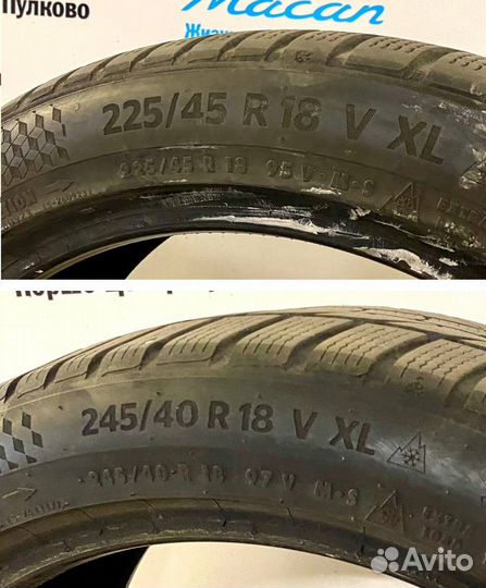 Continental WinterContact TS 870 P 225/45 R18 и 245/40 R18 97V