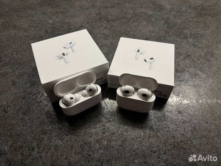 Apple AirPods 4/Pro 2 чистый звук +чехол