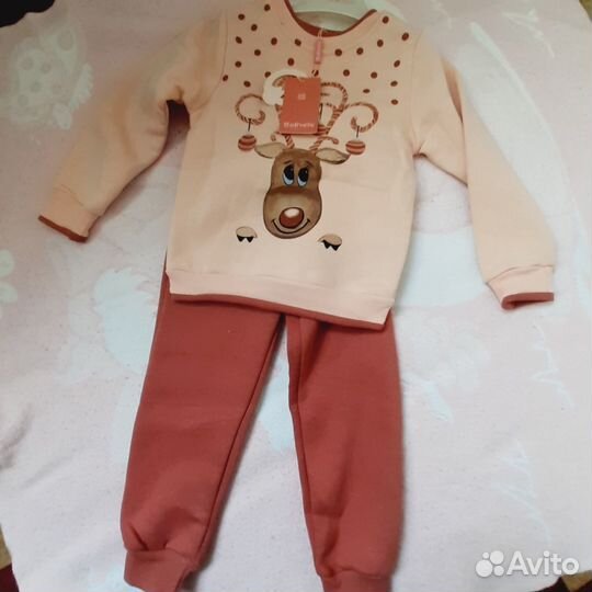 Костюм теплый детский на девочку