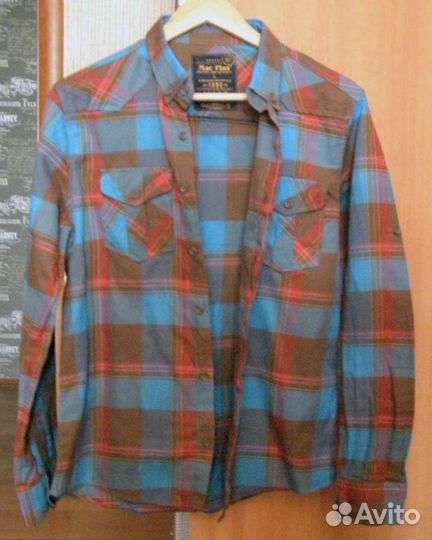 Рубашка джинсовая (размер L)