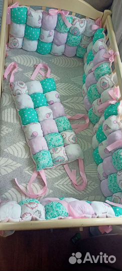 Бортики в кроватку новые