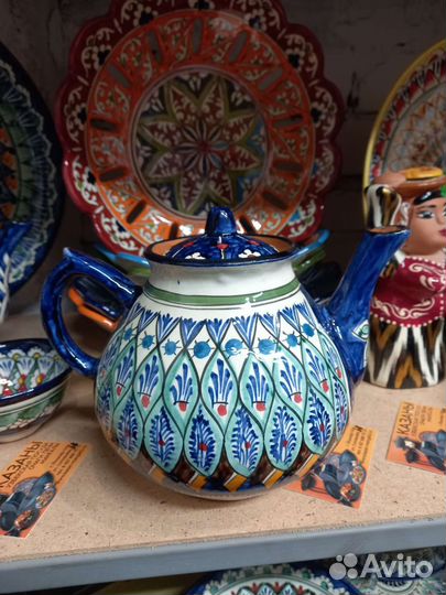 Узбекская посуда чайник
