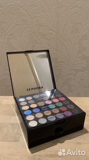 Sephora Палитра теней и румян блески для губ