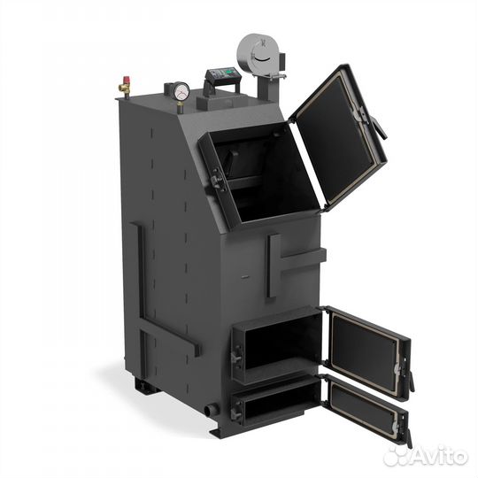 Твердотопливный котел длительного горения