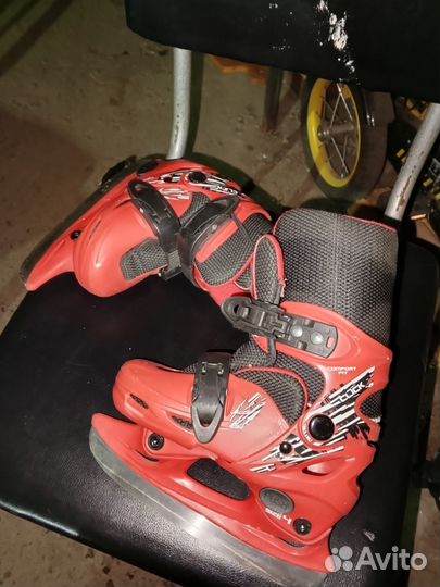 Коньки детские раздвижные 27 30 для девочки