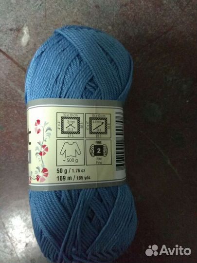 Пряжа для вязания хлопок 100