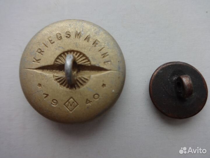 Пуговицы адмиральские винтажные