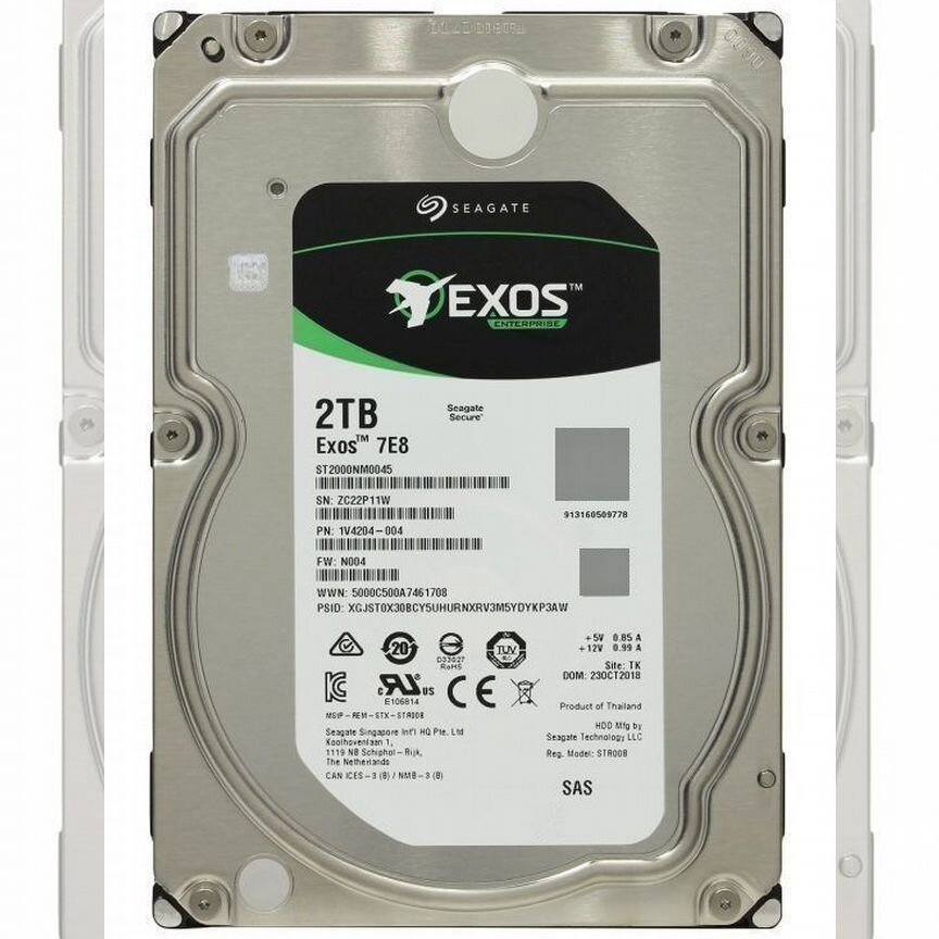 [ST2000NM0045] Жесткий Диск Seagate 2tb 12g 3.5 St2000nm0045