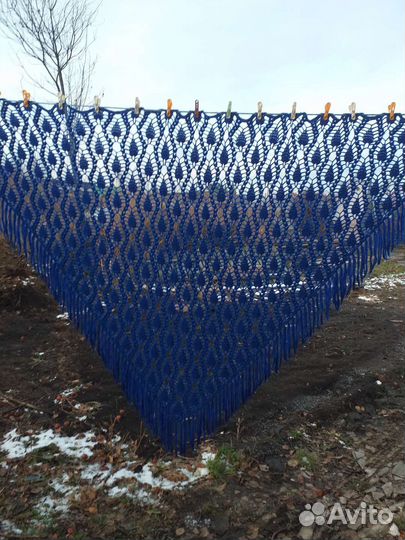 Шаль ручной работы