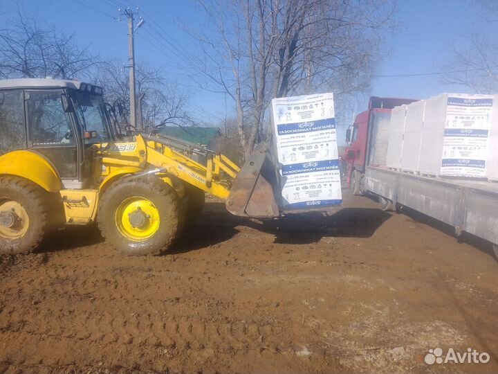 Услуги экскаватора погрузчика