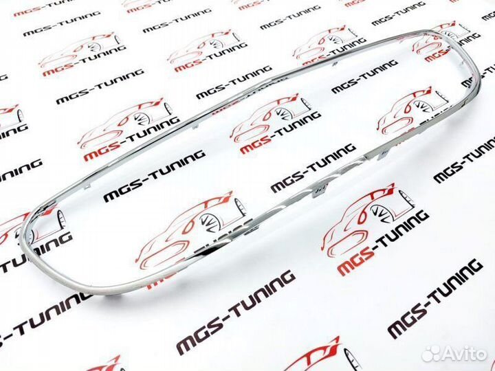 Обод решетки хром W212 E-class 2012-2016 AMG пакет