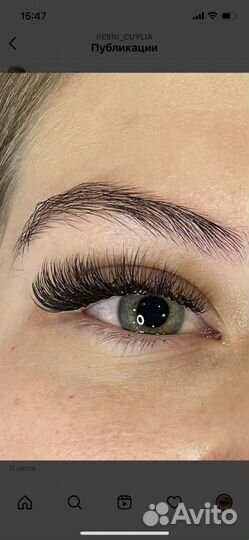 Наращивание ресниц от натурального-8D