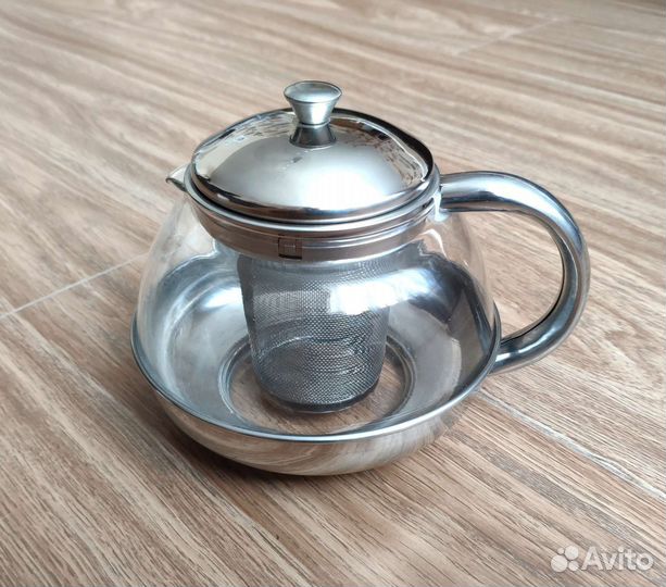 Заварочный чайник металлический irit