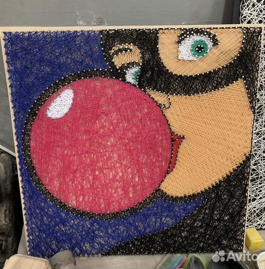 Стринг арт картина