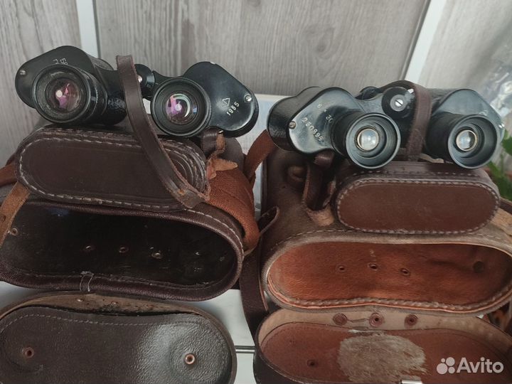 Бинокли военные С С С Р Б 6/30, и Б 830 со шкалой