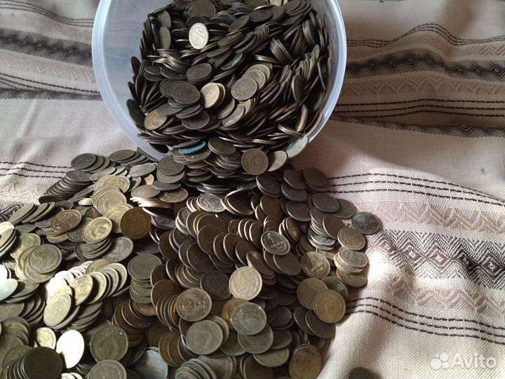 Мелочь СССР 15 кг 1235 коп. Наследство