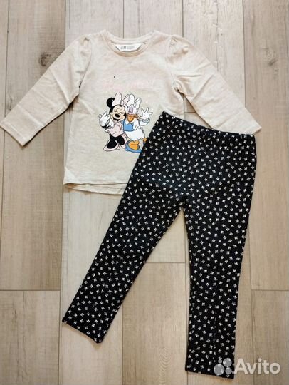 Лонг hm и брюки mothercare 104