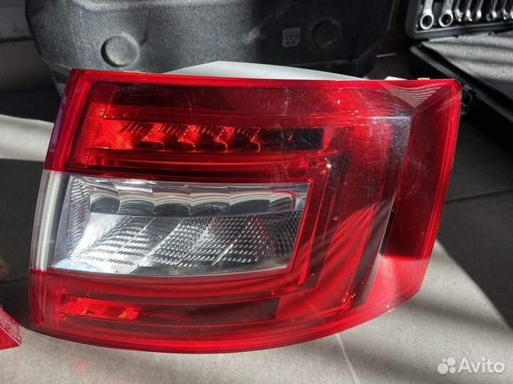 Задние фонари на skoda octavia a7 2 полоски