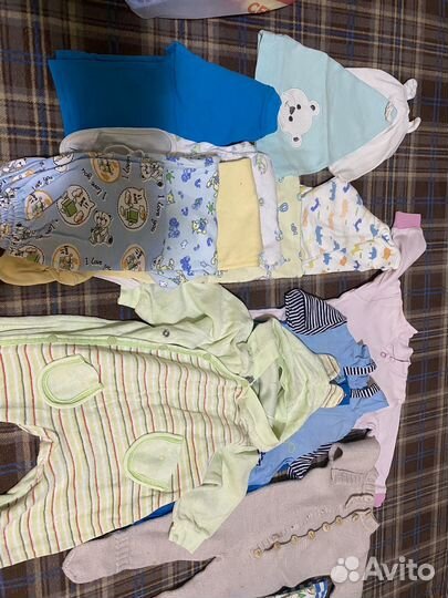 Пакет вещей на новорожденого