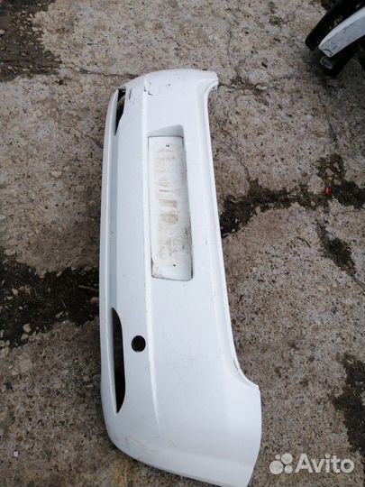 Задний бампер fiat grant punto 3 цвет белый