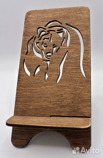 Подставка для телефона с медведем