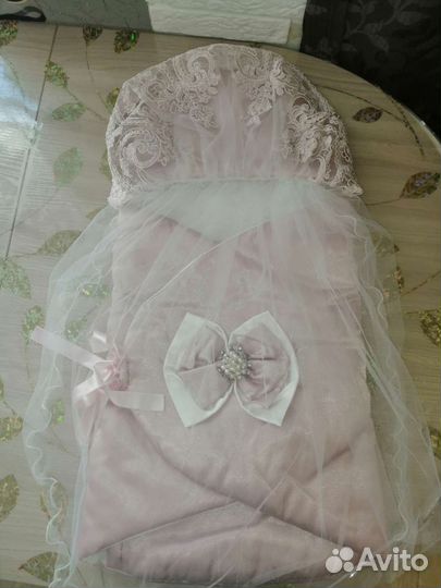 Конверт на выписку для девочки весна осень