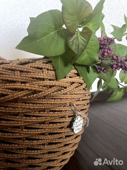 Кашпо из ротанга 16л