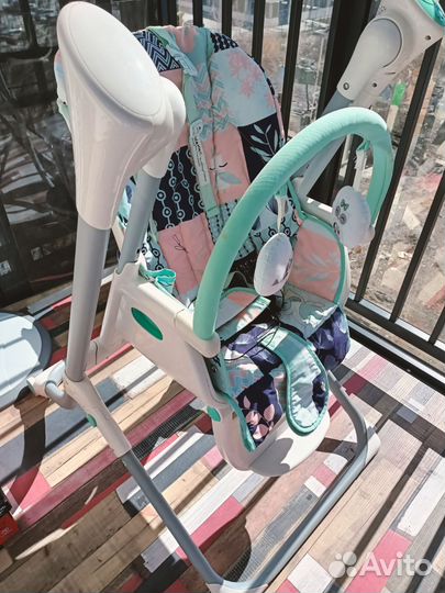 Стульчик для кормления, качеля geburt