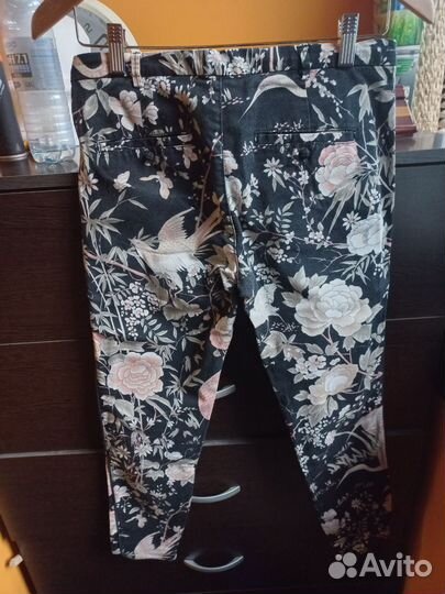 Брюки Zara с рисунком