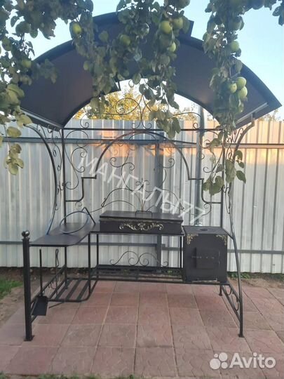 Мангал в стиле лофт