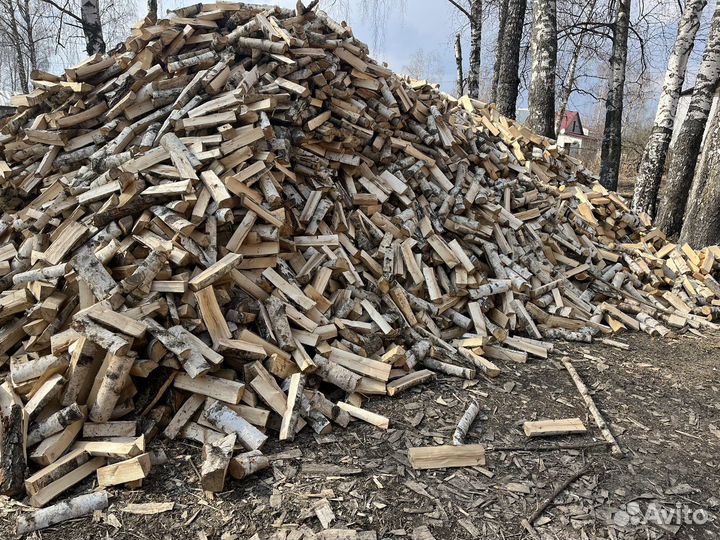 Дрова березовые колотые