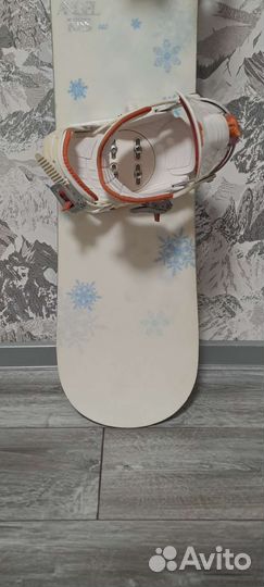 Сноуборд Kissmark Angel 140cm+ крепления Rossignol