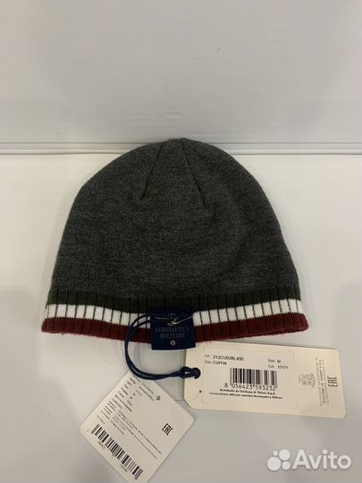 Мужская шапка Aeronautica Militare Новая Оригинал
