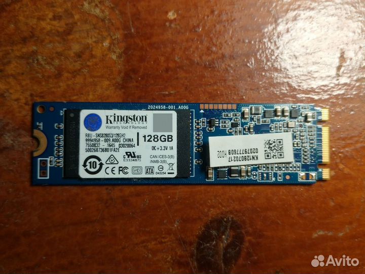 Kioxia ssd KBG40ZNS128G диск