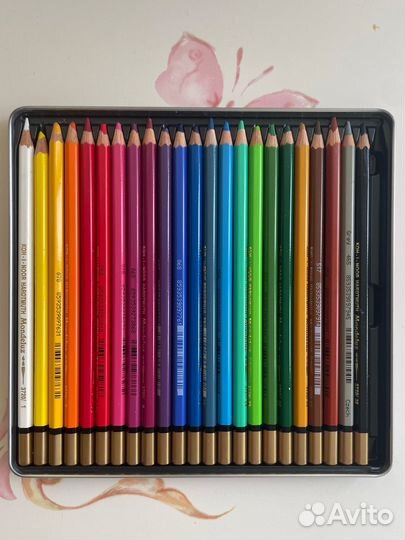 Карандаши акварельные 24 цвета, Koh-I-Noor