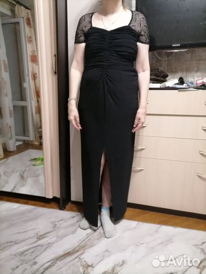 Вечернее платье в пол 48 размер
