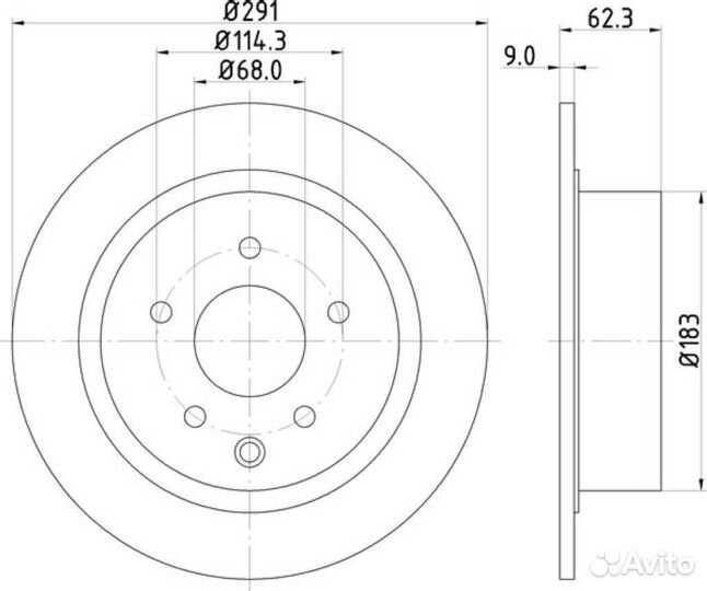 Диск тормозной nissan suzuki. sentra serena teana