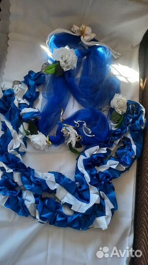 Свадебные украшения на машину продам