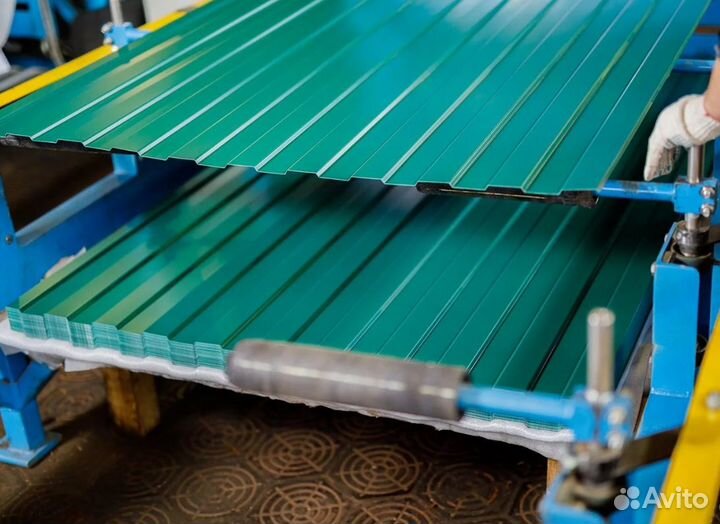 Профнастил С20 зеленый