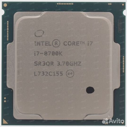 Процессор Intel Core i7-8700K Сокет 1151v2